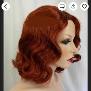 Finger Wave Relaxed New Wig. 1940's style Retro 1930's NWT